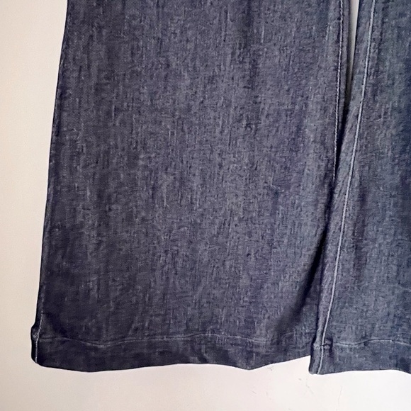 HALARA Flex High-Waisted Blue Crossover Washed Flare Stretch Soft Jeans NEW Mp - Picture 4 of 10